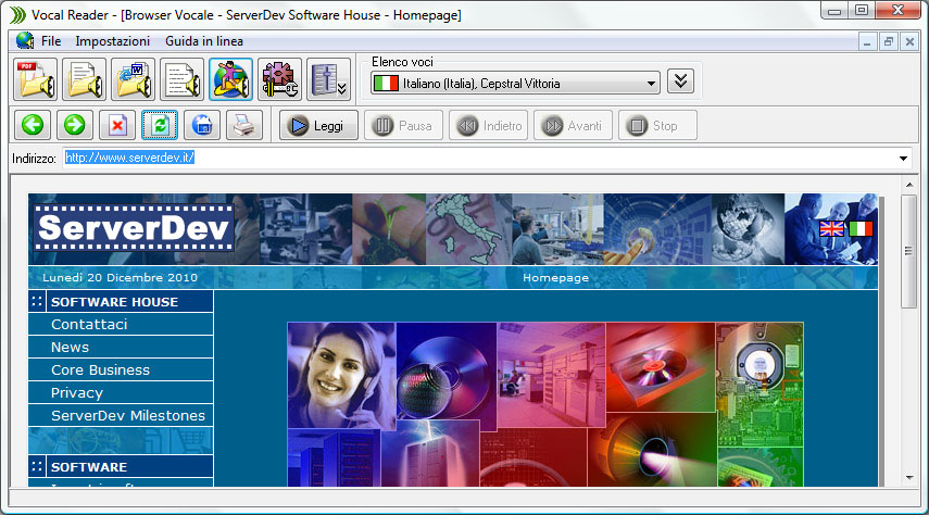 Il browser vocale
